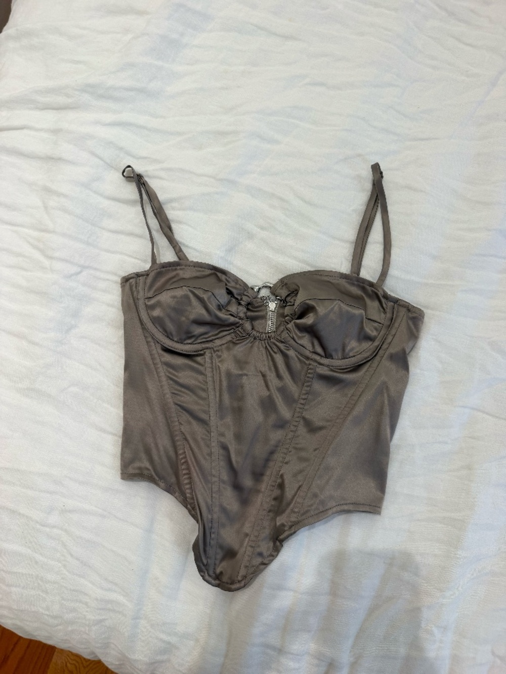 Silver Miaou corset
